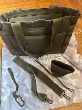 Dagne Dover Wade Diaper Bag in Dark Moss